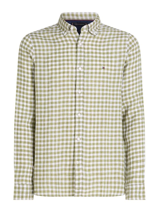 Linen Gingham Sf Shirt