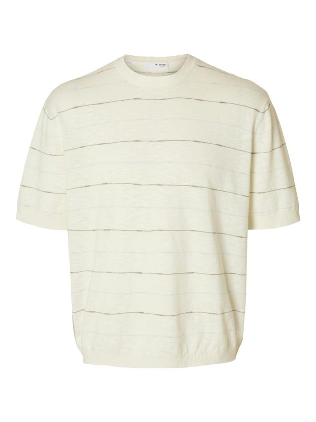 Slhberg Sun Ss Knit Relaxed Tee