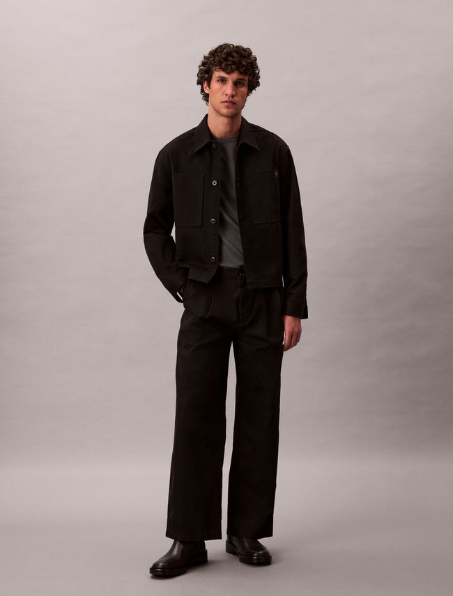 Cotton Pleated Half Elastic Pant