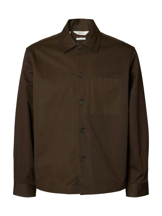 Slhtate Heavy Twill Overshirt Ls No