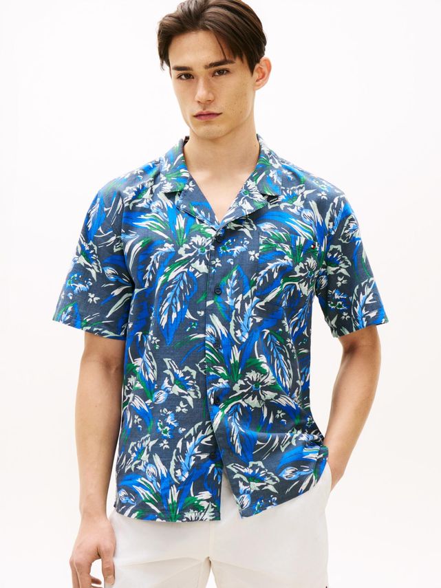 Woven Bowling Shirt Print