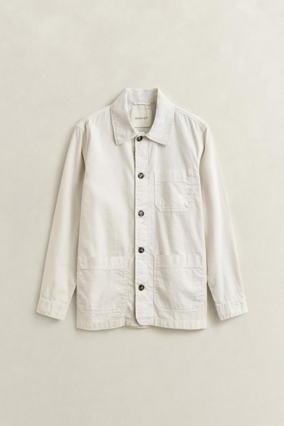 Reg Cotton   Linen Overshirt