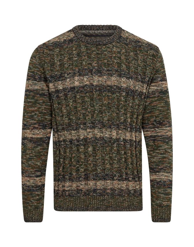 O-neck Twist Cable Modern Fit