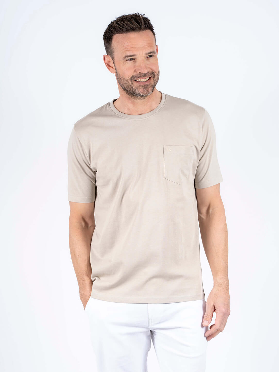 Pre End - Jack Basic T-shirt I Lys Sand