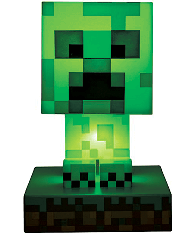Minecraft Creeper Figur Med Lys