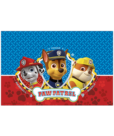 Paw Patrol Borddug - 120x180cm