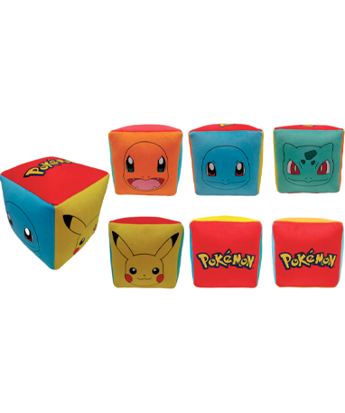 Pokemon Firkantet Pude - 25x25x25cm