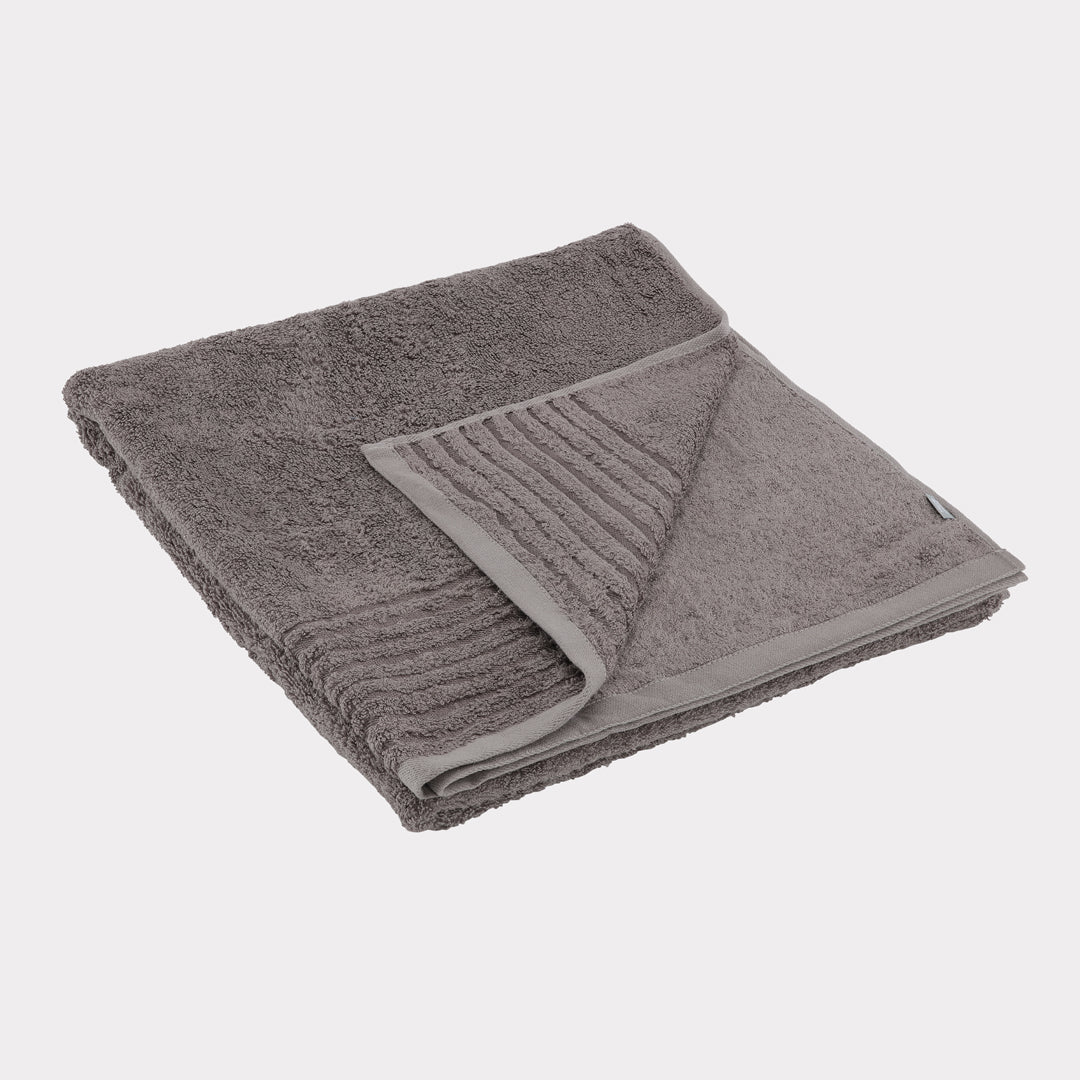 Bambus Strandhåndklæde Koksgrå 100x150