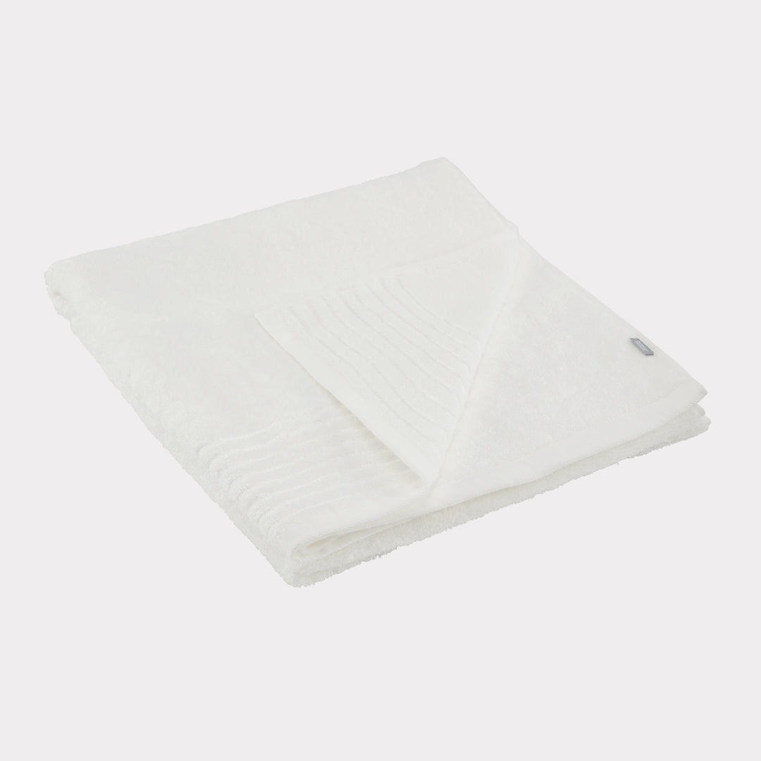 Bambus Strandhåndklæde Hvid 100x150