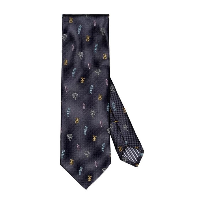 Motif Woven Silk Tie