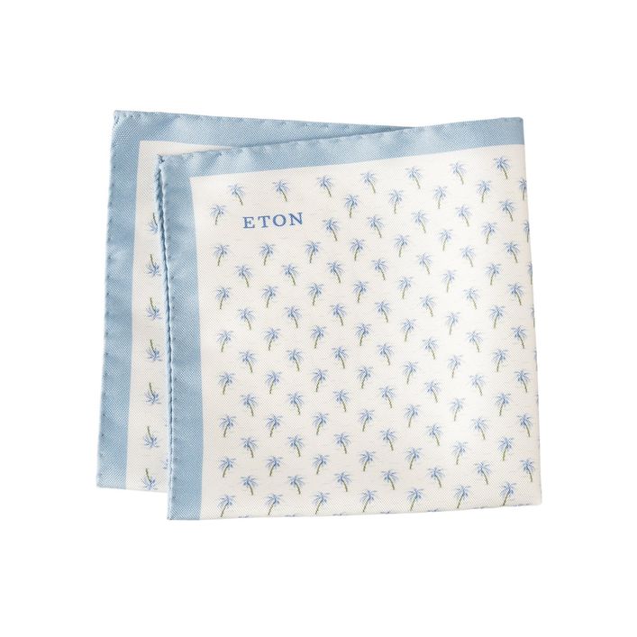 Palm Tree Silk Pocket Square