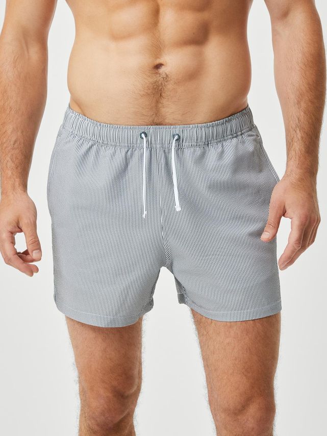 Borg Seersucker Swim Shorts  Bb Swim Stripe 2