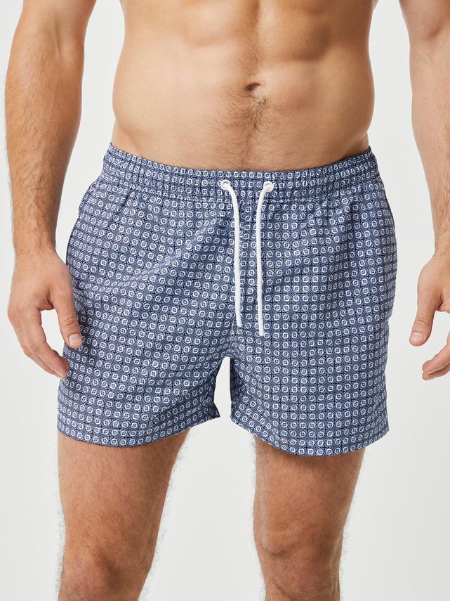 Borg Print Swim Shorts  Bb Tigre Big 2