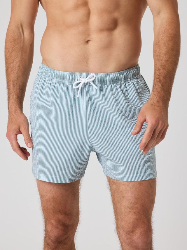 Borg Seersucker Swim Shorts  Bb Swim Stripe 6