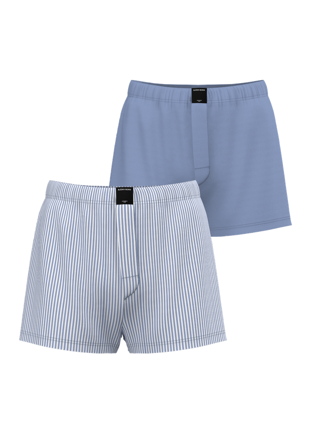 Cotton Stretch Woven Boxer Shorts 2p Multipack 2