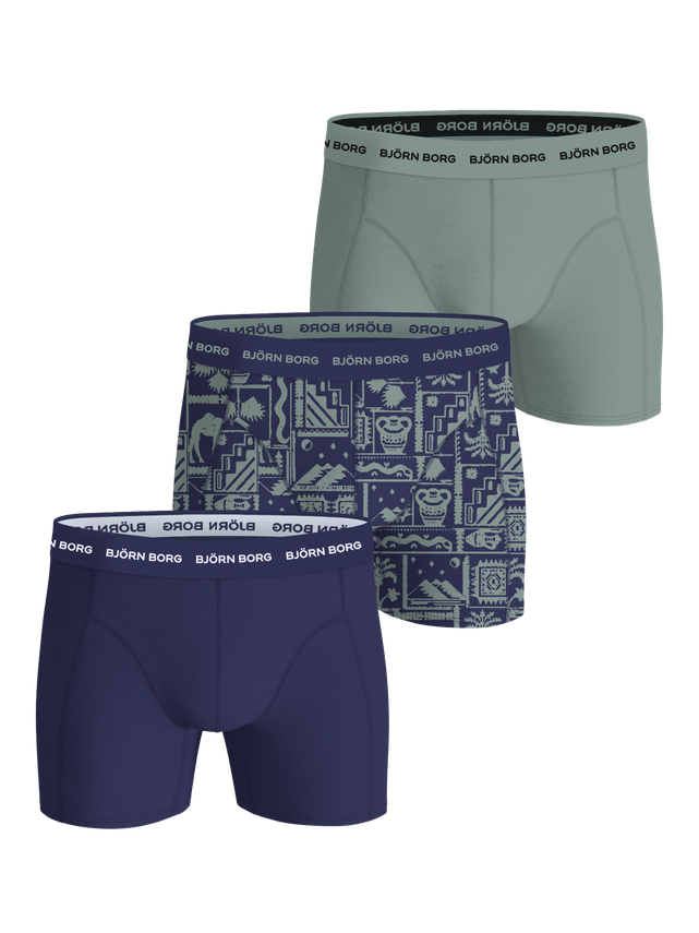Cotton Stretch Boxer 3p  Multipack 4