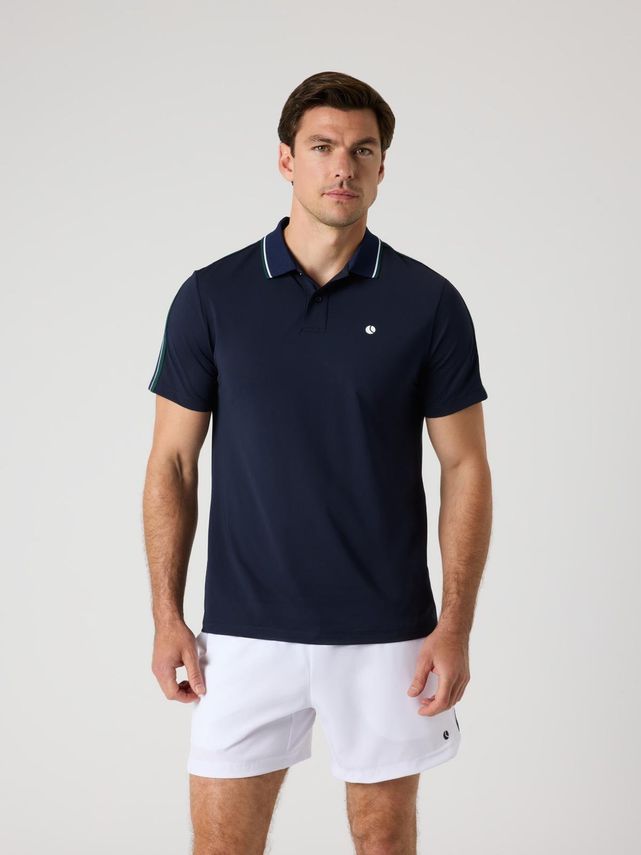Ace Retro Polo Shirt  Brilliant White