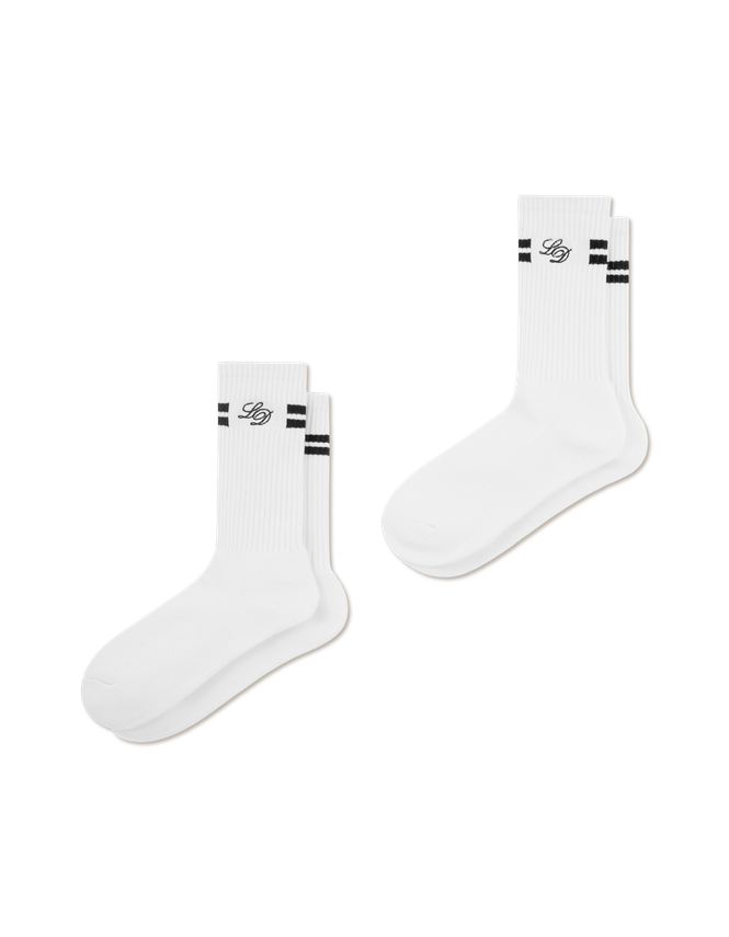 Ld Half Terry Socks 2-pack
