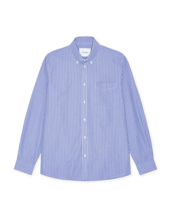 Kent Stripe Poplin Shirt