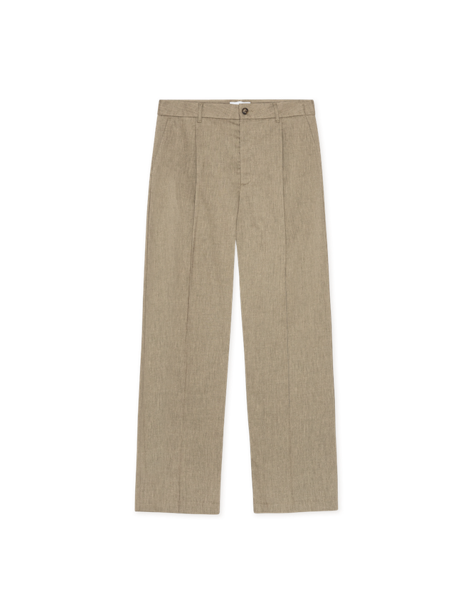 Reece Pleated Slub Suit Pants