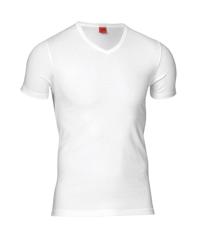 Ensfarvet V-hals T-shirt fra JBS - Komfortabel kvalitet