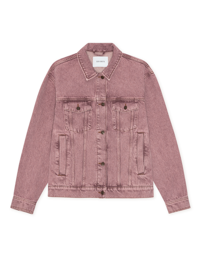 Rally Light Pink Denim Jacket