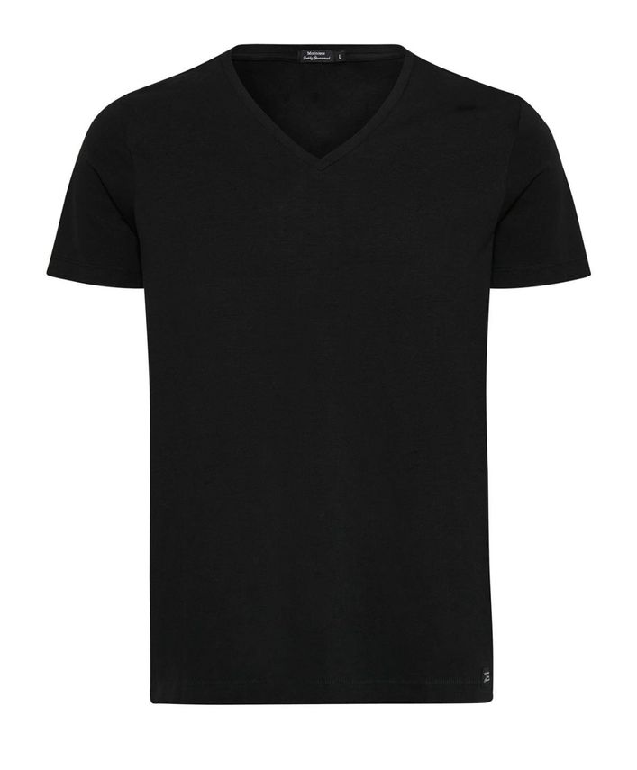 Madelink Cotton Stretch T-shirt med V-udskæring fra Matinique
