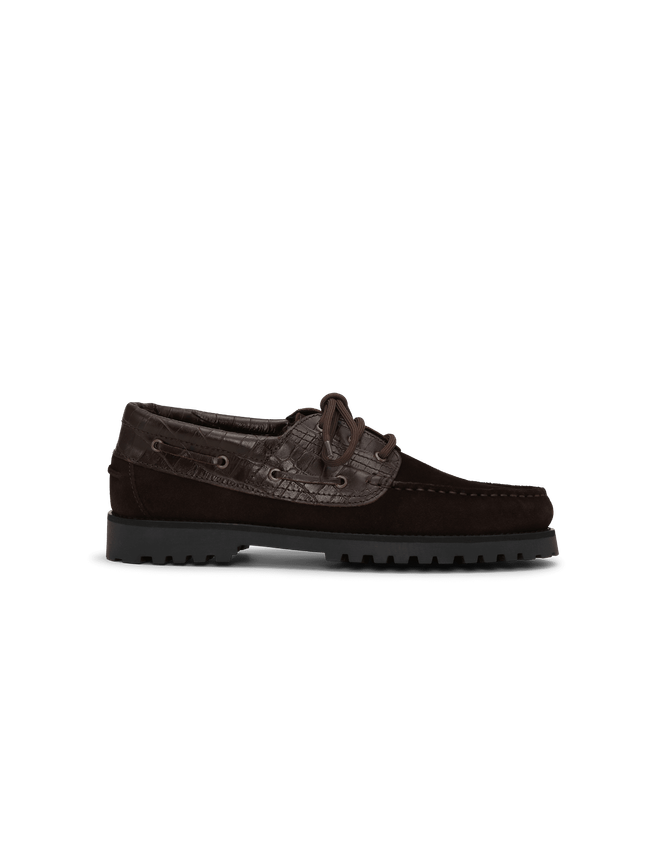 Croco Mix Boatshoe