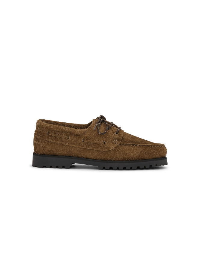 Hairy Suede Boatshoe