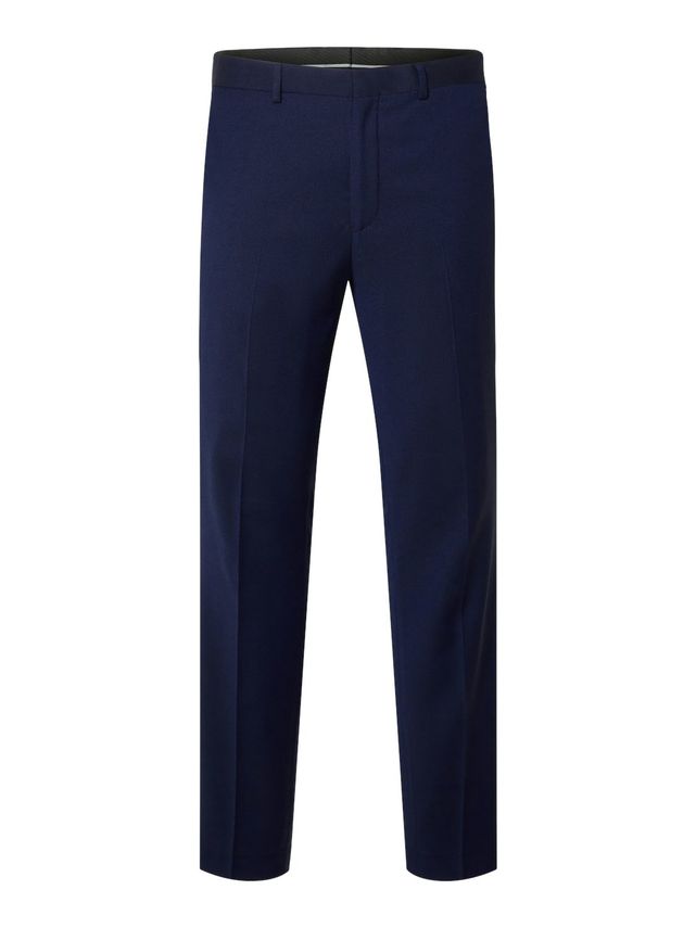 Slim fit bukser i uld og polyester fra Selected - Must-have!