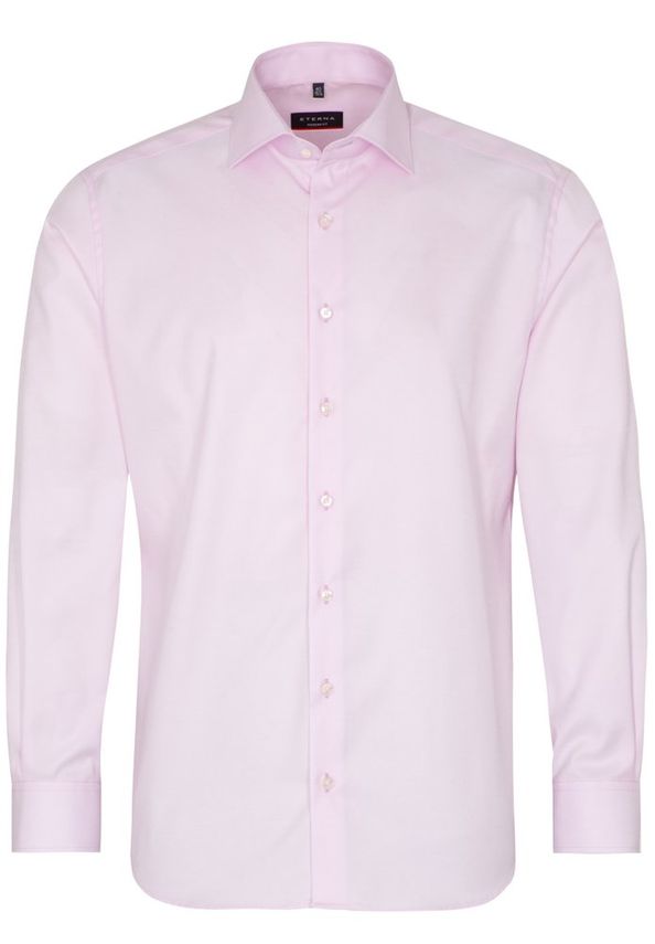 Moderne twill skjorte i 100% bomuld fra ETERNA