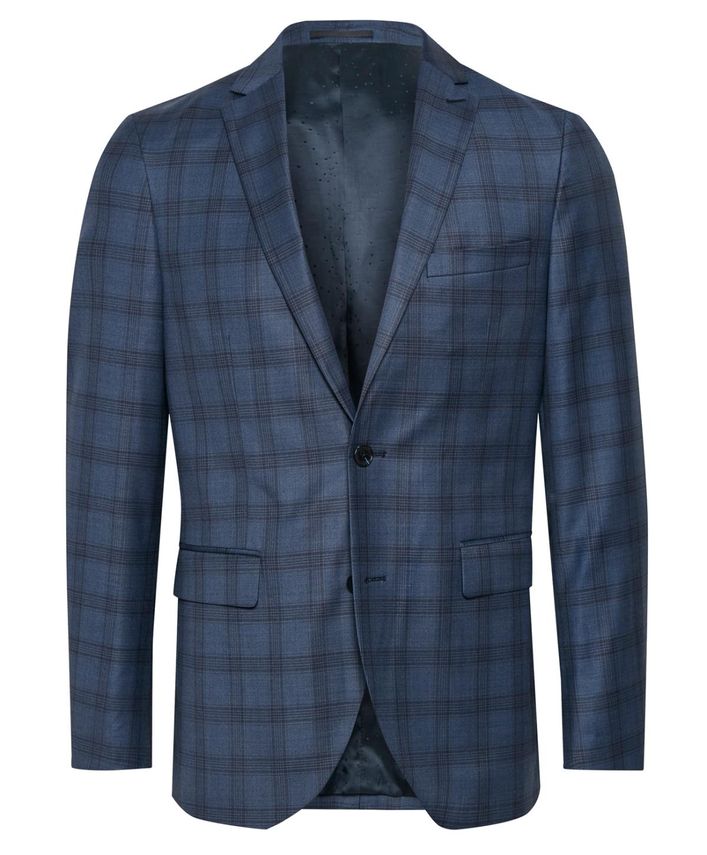 Mageorge F Dust Blue Check