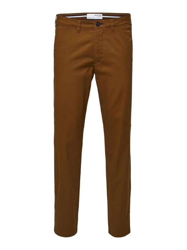 Slim Fit Chino Bukser med Stretch fra Selected - Tilbud!