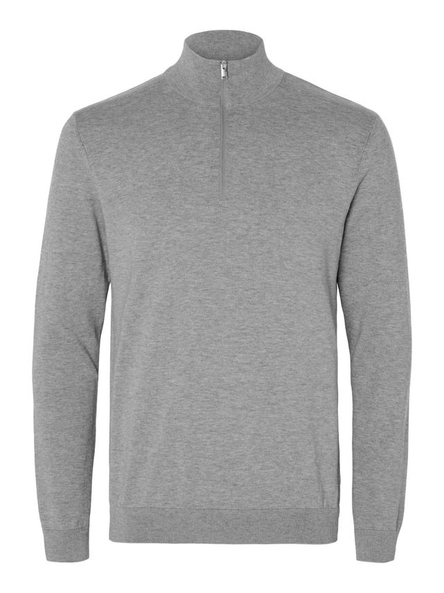 Slhberg Half Zip Cardigan B No
