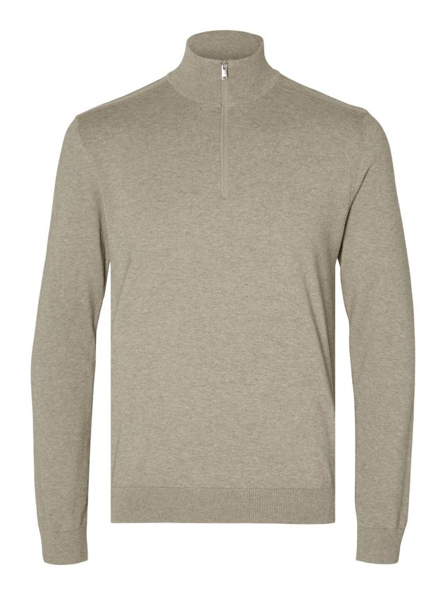 Slhberg Half Zip Cardigan B No
