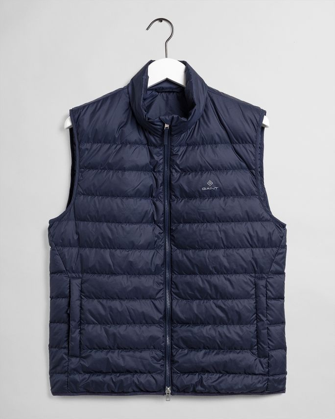 Light Down Gilet Evening Blue