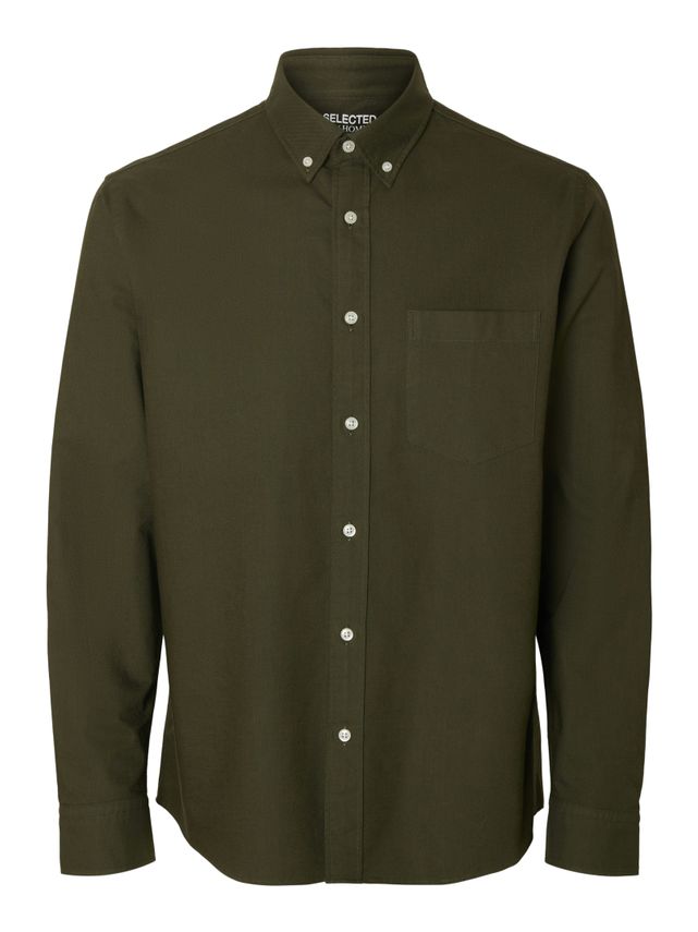 Slhregrick-ox Flex Shirt Ls S