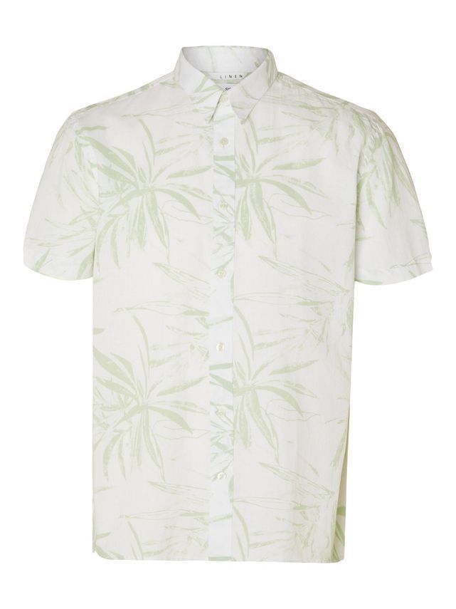 Slhregnew-linen Shirt Ss Class