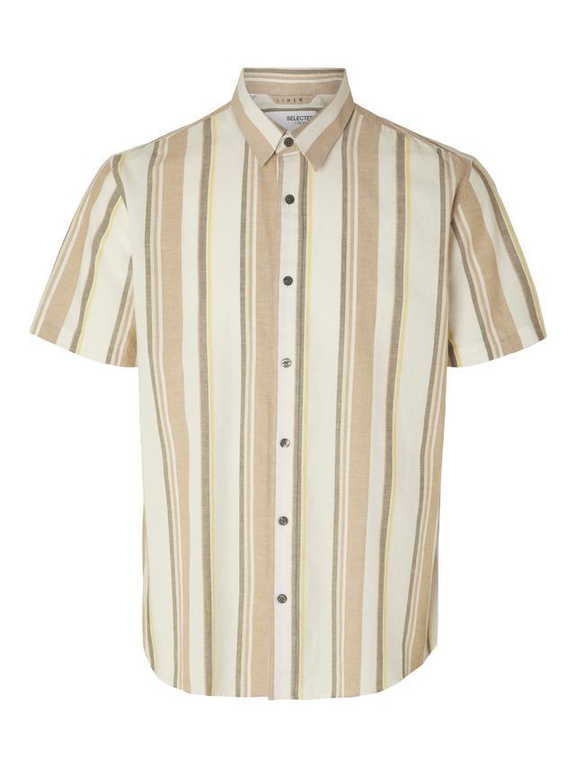Slhregnew-linen Shirt Ss Class