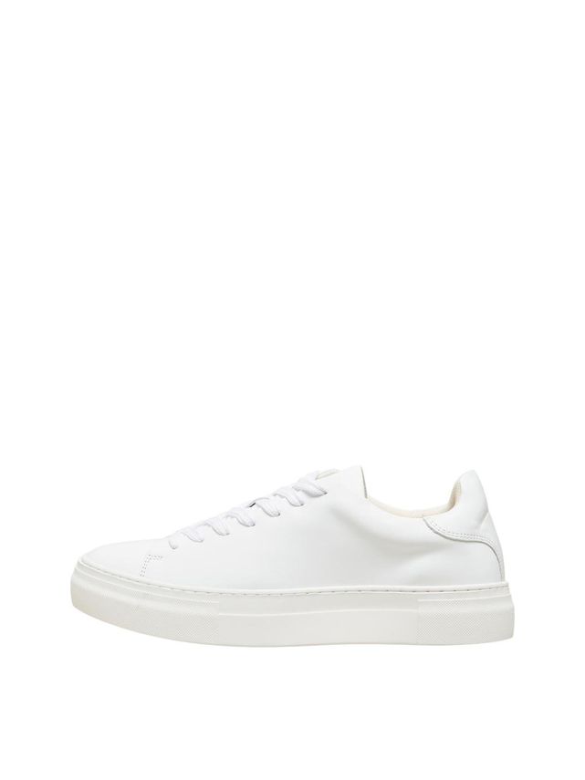 Slhdavid Chunky Leather Trainer B N
