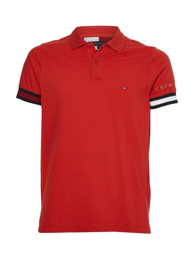 Icon Flag Cuff Slim Polo