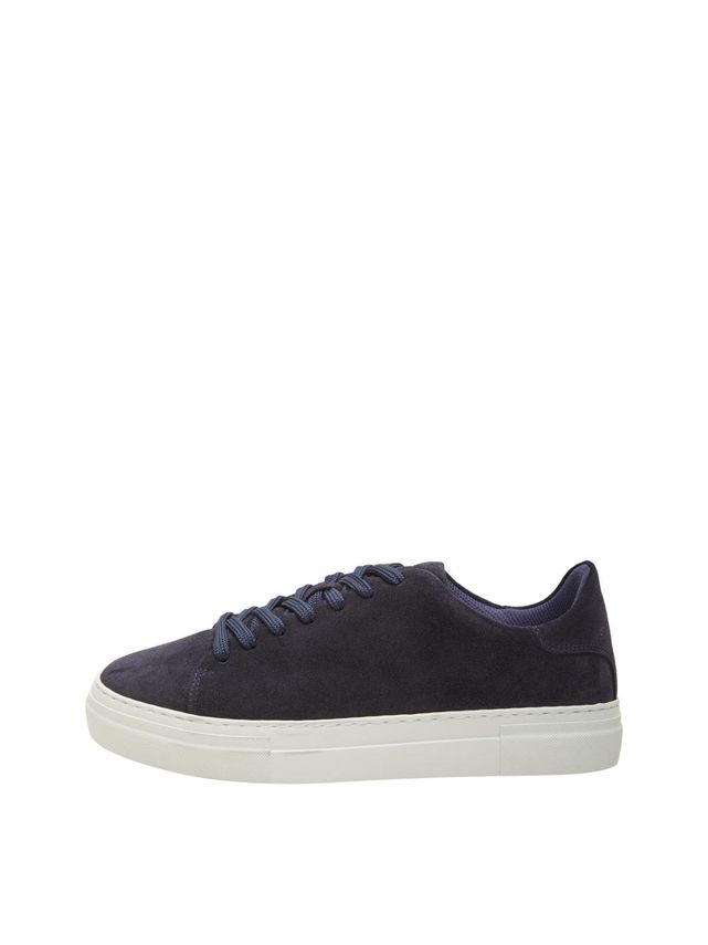Slhdavid Chunky Clean  Suede Traine