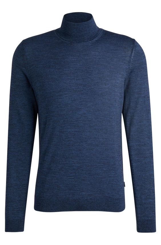 BOSS Turtleneck Musso-P 10241489 01 - Eksklusiv Stil