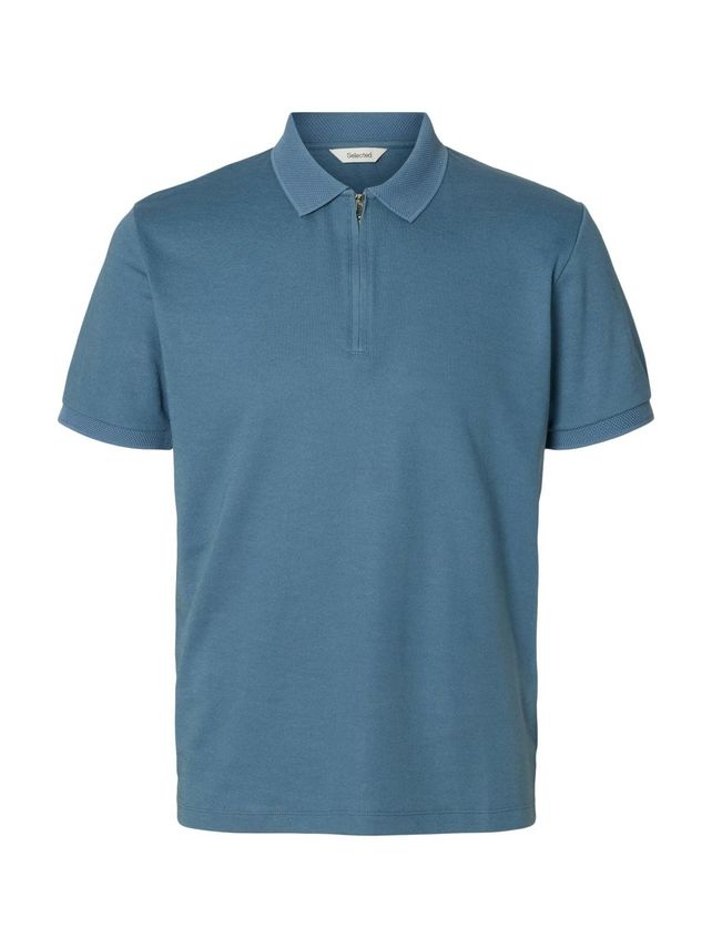 Slhfave Zip Ss Polo B