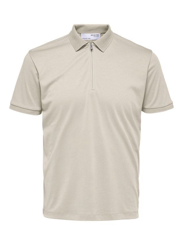 SLHFAVE ZIP SS POLO B - Eksklusiv Rabat!