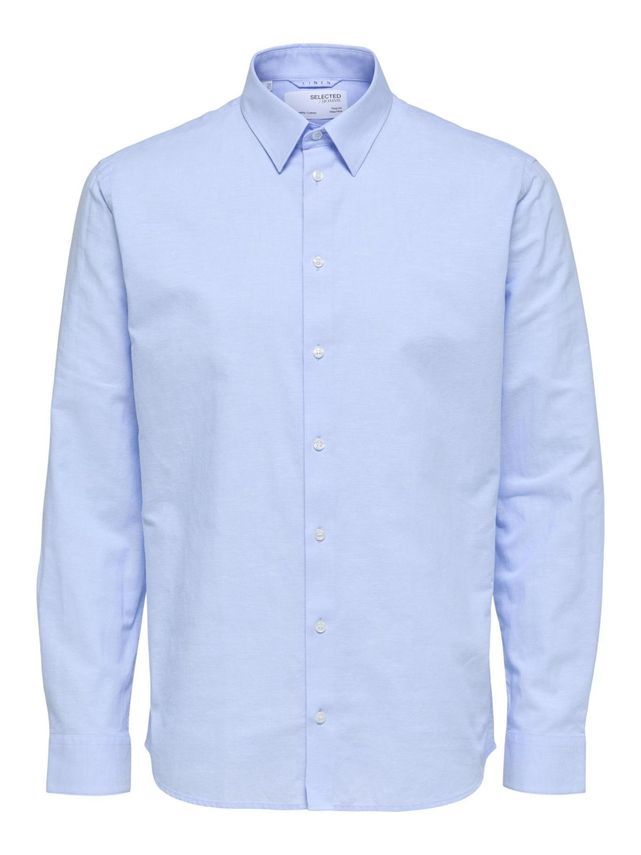 Klassisk Linned Skjorte fra SELECTED - Stilfuld Elegance