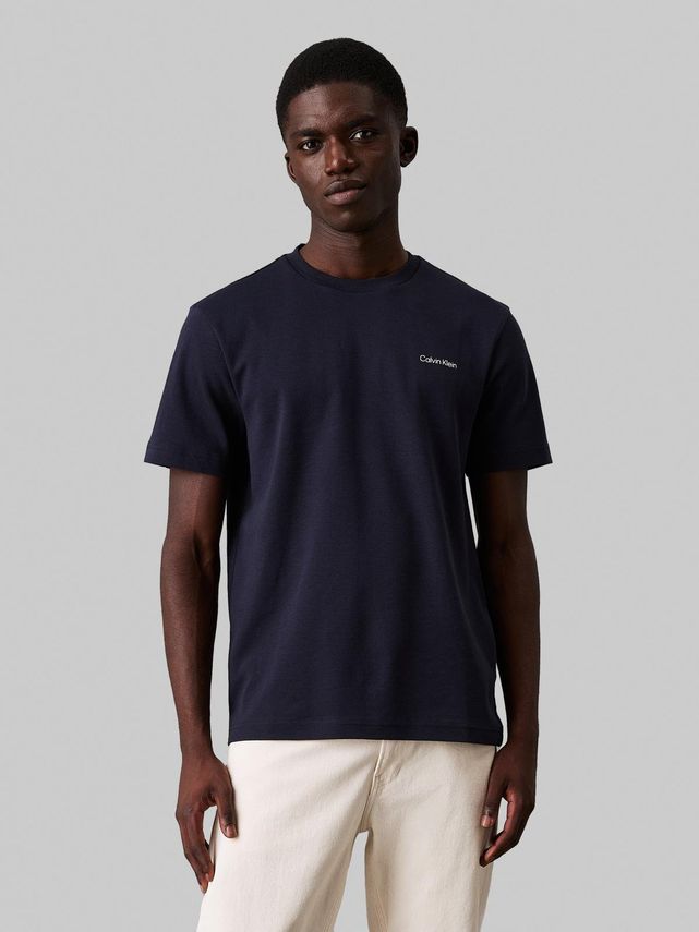 Calvin Klein Micro Logo Interlock T-shirt – Uovertruffen Tilbud!