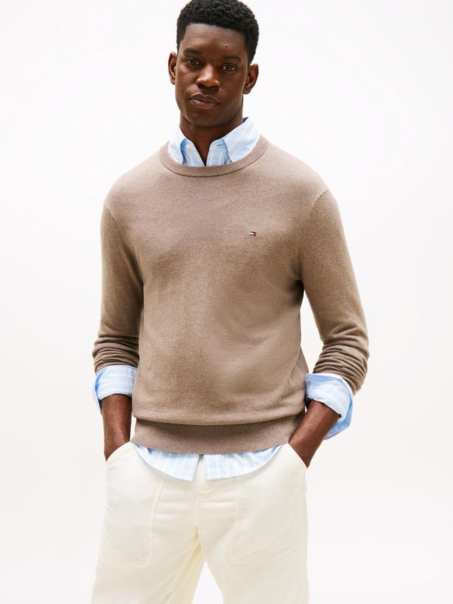 Pima Org Ctn Cashmere Crew Neck