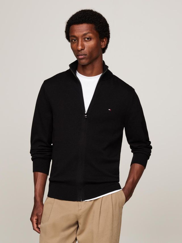Pima Org Ctn Cashmere Zip Thru