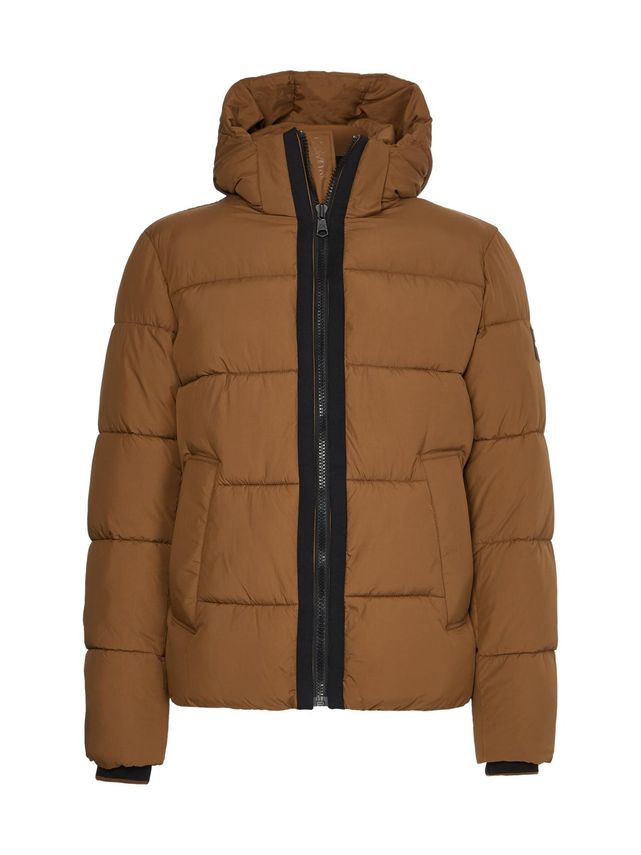 Crinkle Nylon Puffer Jacket